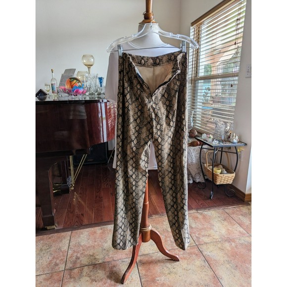 Jessica Howard snakeskin pattern pants   Sz 6 - Picture 2 of 11